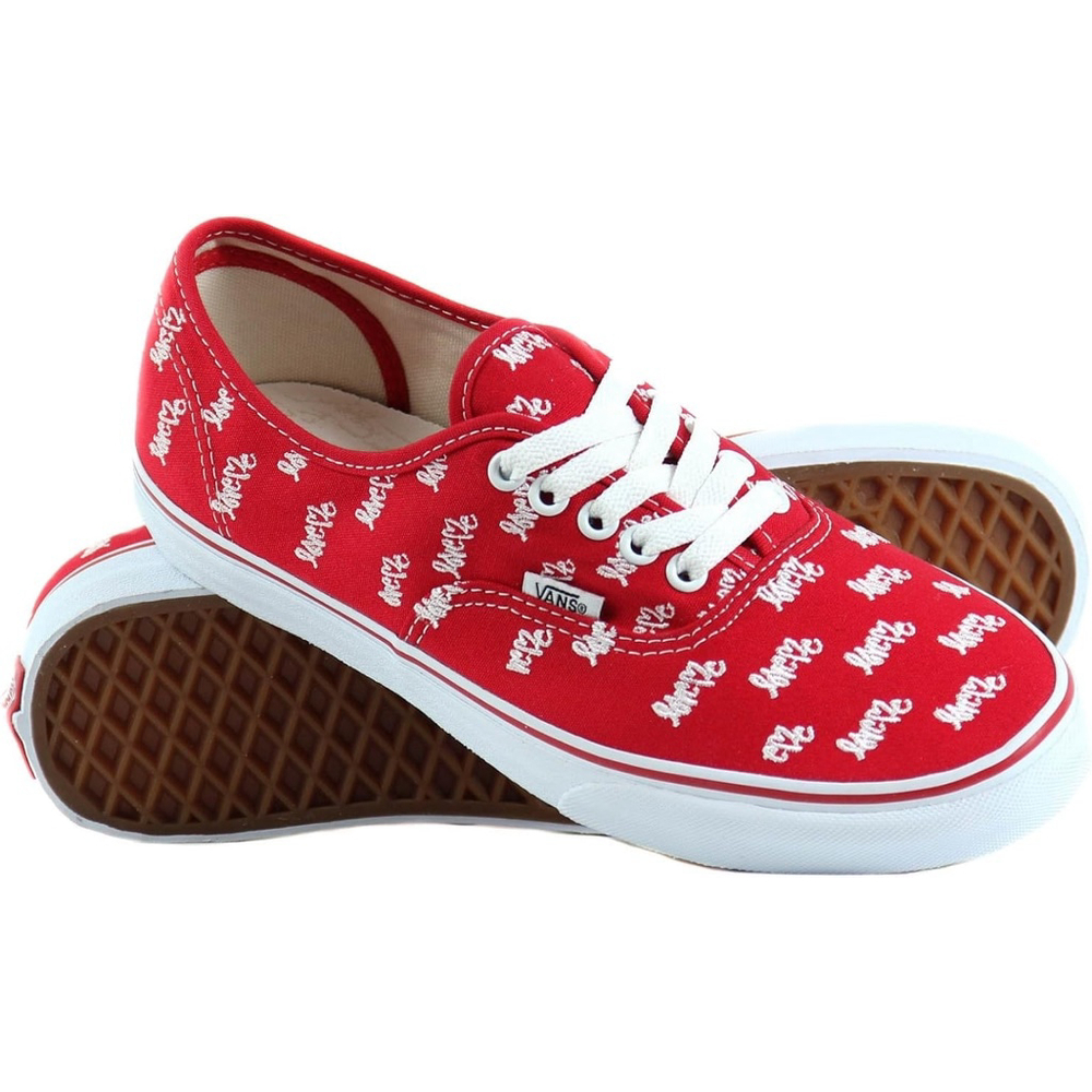 NWT Vans "LOVE ME" Shoes Red women’s size 6.5 men’s size 5